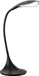Fischer & Honsel LED Tischleuchte Nil 37,5 cm x 17 cm Schwarz günstig online kaufen