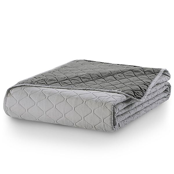 DecoKing Tagesdecke Bettüberwurf mit Uni Wendedesign günstig online kaufen