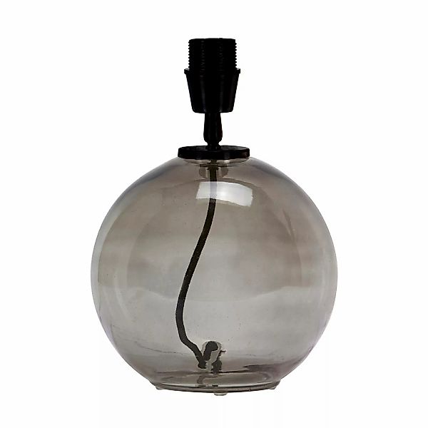 PR Home Jonna Tischlampe Ø 25 cm Rauchglas/schwarz günstig online kaufen