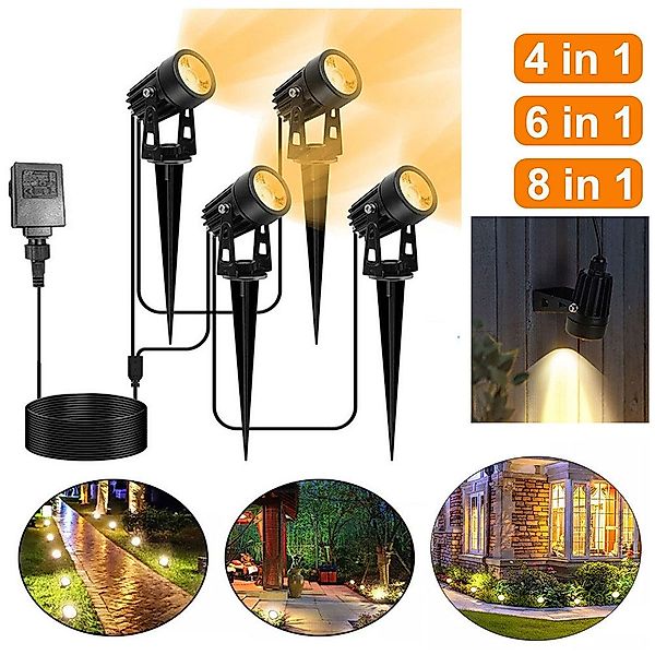 QUBEBU LED Gartenstrahler LED Gartenlampe mit günstig online kaufen