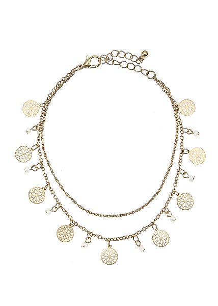 LASCANA Fußkette, Fußkettchen-Armband, Fußkettchen mit Anhänger, günstig online kaufen