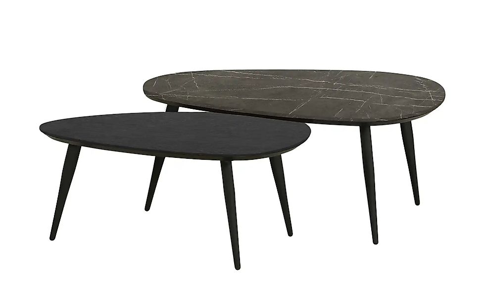 uno Couchtisch 2er Set XL Dortmund ¦ schwarz ¦ Maße (cm): B: 75 H: 45 Tisch günstig online kaufen