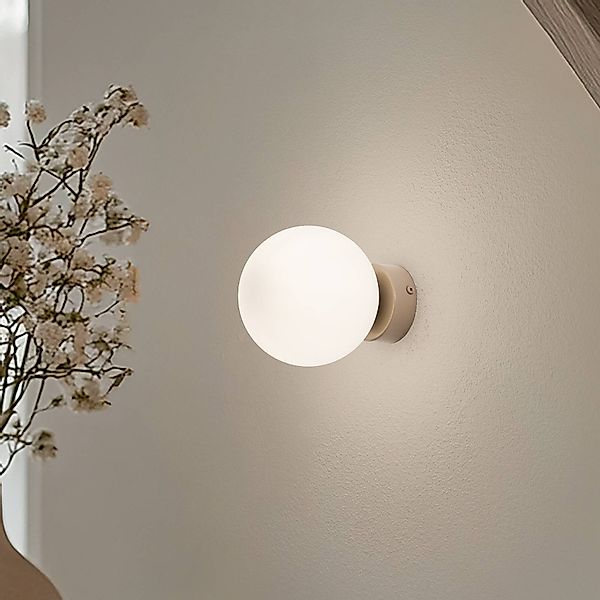 Wandlampe Joel, beige/weiß, einflammig günstig online kaufen