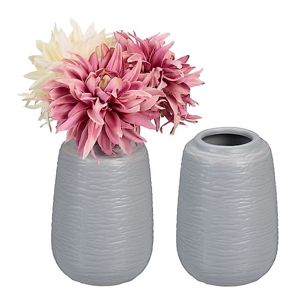 relaxdays Tischvase Vasen Set aus Keramik günstig online kaufen
