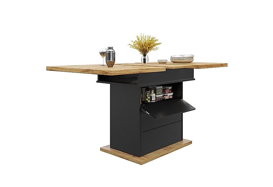 REDOM Esstisch Platzsparender Esstisch (Ausziehbarer Esstisch 110-140 cm mi günstig online kaufen