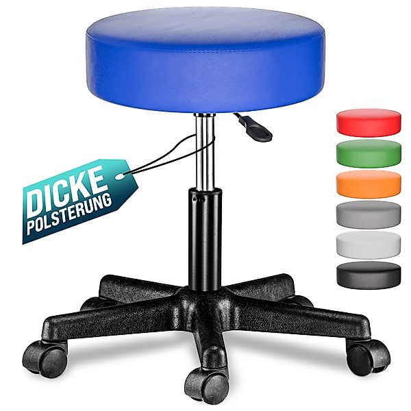 Casaria Drehhocker, Höhenverstellbar 10cm Polsterung 46-60cm günstig online kaufen