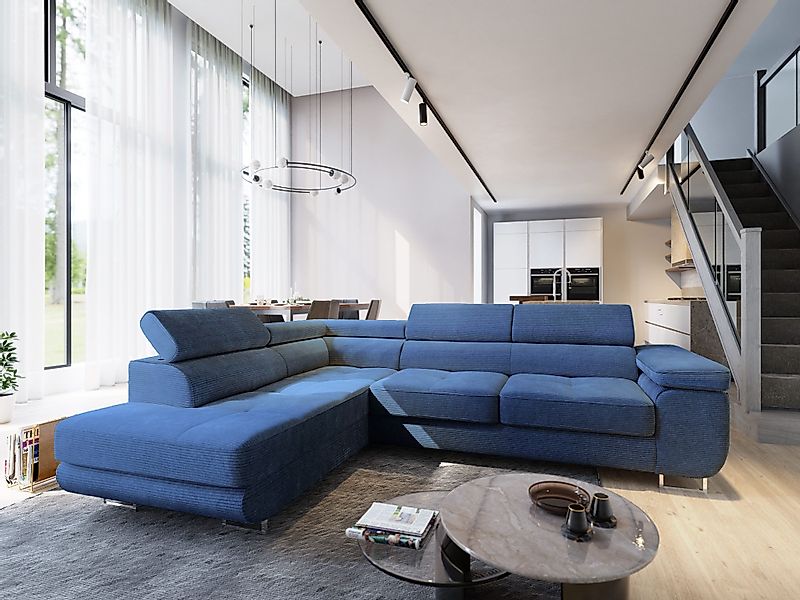Masseno Ecksofa APIRO mit Schlaffunktion L-Form, günstig online kaufen