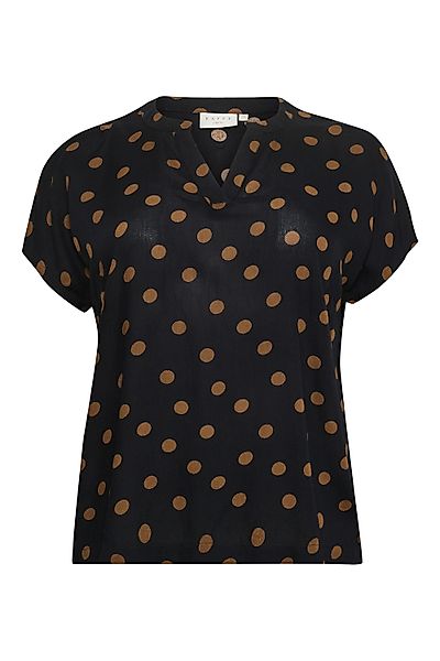 KAFFE Curve Kurzarmbluse Kurzarm-Bluse KCanny Große günstig online kaufen