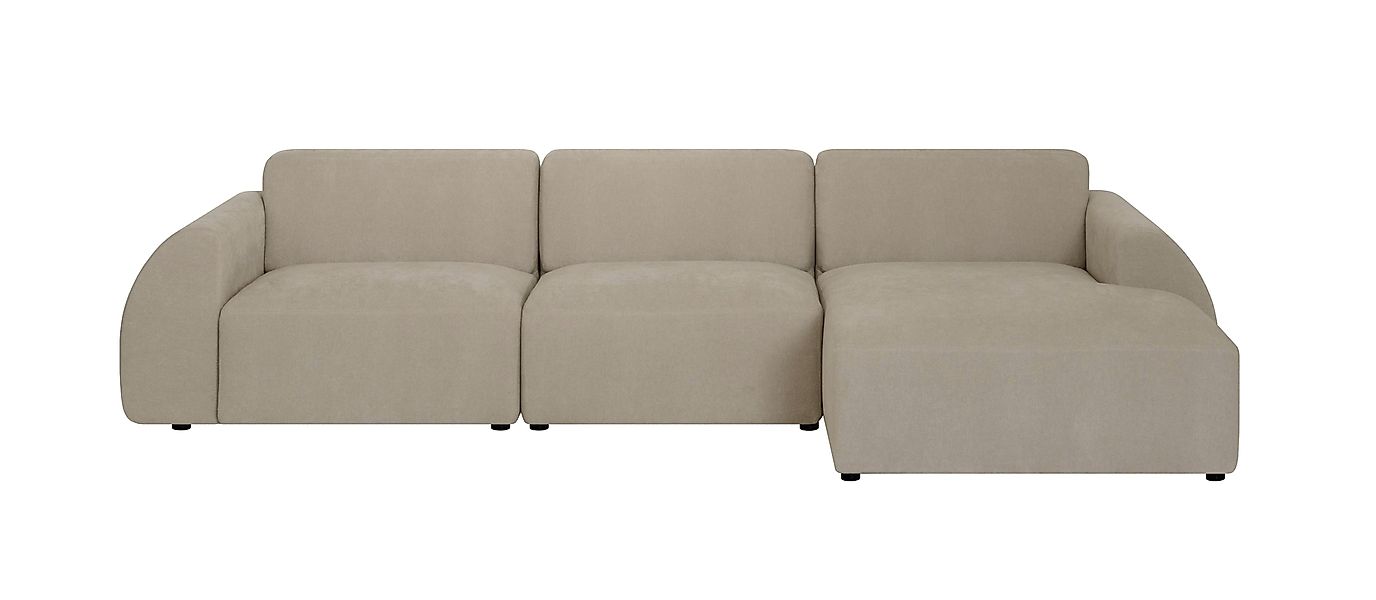 NADUVI Collection | Ecksofa Mattis rechts 3-Sitzer Bouclé günstig online kaufen