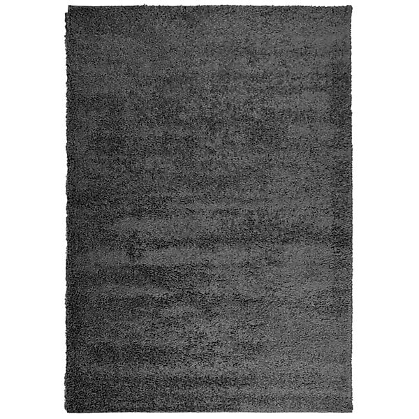 vidaXL Teppich Shaggy Hochflor Modern Anthrazit 140x200 cm 375191 günstig online kaufen