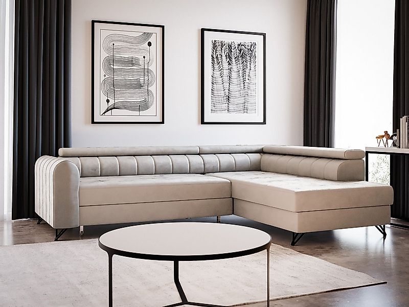 Sofnet Ecksofa Alice, mit Schlaffunktion und Bettkasten, Wohnlandschaft mit günstig online kaufen