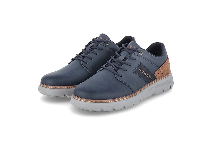 bugatti Bugatti 332AP0015000-4100 Herren Synthetik blau Schnürschuh günstig online kaufen