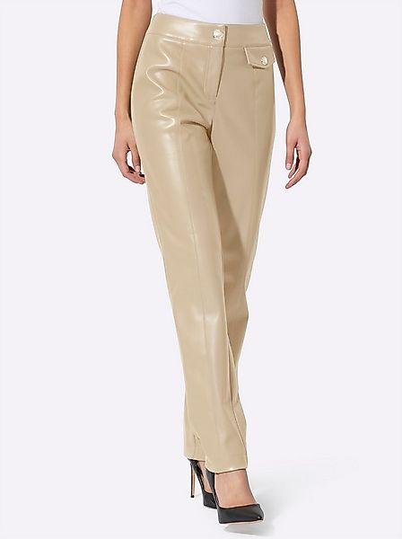 creation L Jerseyhose Lederimitathose . günstig online kaufen