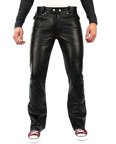 Lederhose Bockle® 1970 Bootcut Herren Lederhose Lederjeans günstig online kaufen