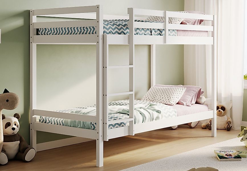 Kids Collective Hochbett 90x200 Etagenbett, EN 747-Zertifizierung und platz günstig online kaufen