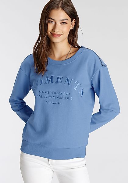 Tamaris Sweatshirt Mit einem Zipper an günstig online kaufen