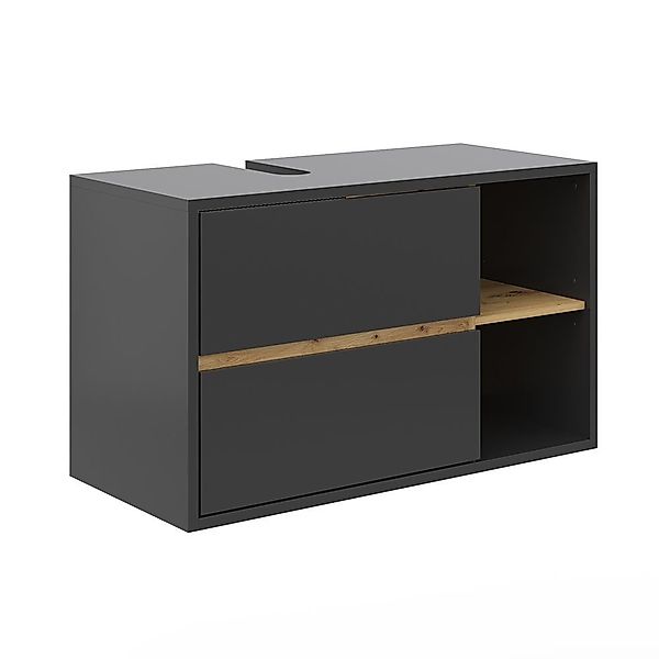 Vicco Waschbeckenunterschrank Viola, Anthrazit/Artisan-Eiche, 100 x günstig online kaufen