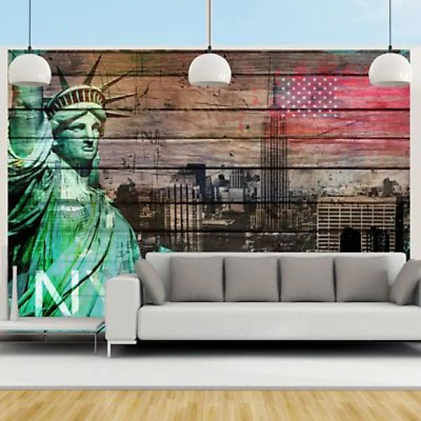 artgeist Fototapete NYC symbols mehrfarbig Gr. 300 x 210 günstig online kaufen