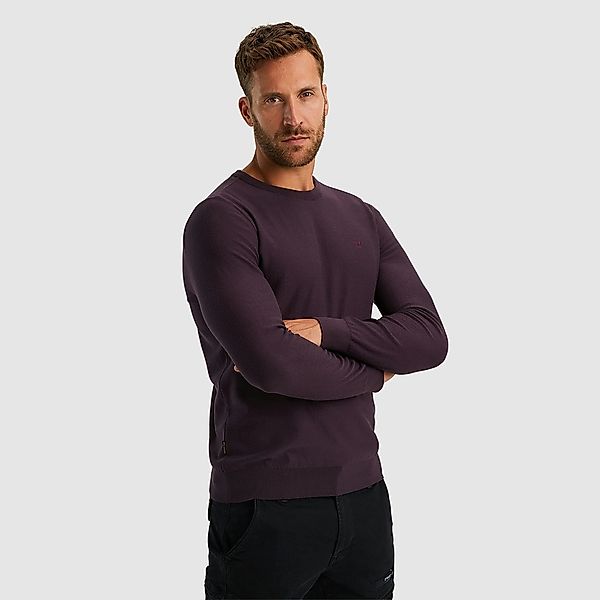 PME LEGEND Strickpullover mit Logostickerei günstig online kaufen