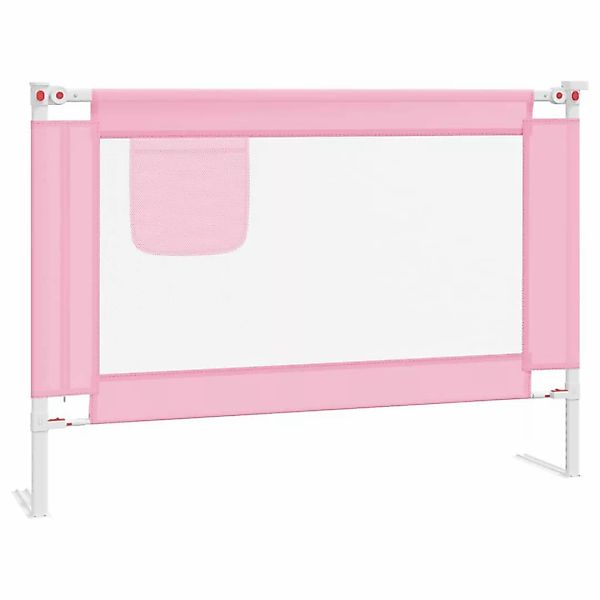 vidaXL Bettschutzgitter, Kleinkind-Bettschutzgitter Rosa 90x25 cm günstig online kaufen