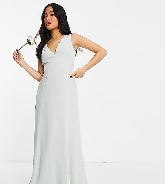 Maya Petite – Bridesmaid – Brautjungfern-Kleid mit Rückenausschnitt und Sch günstig online kaufen
