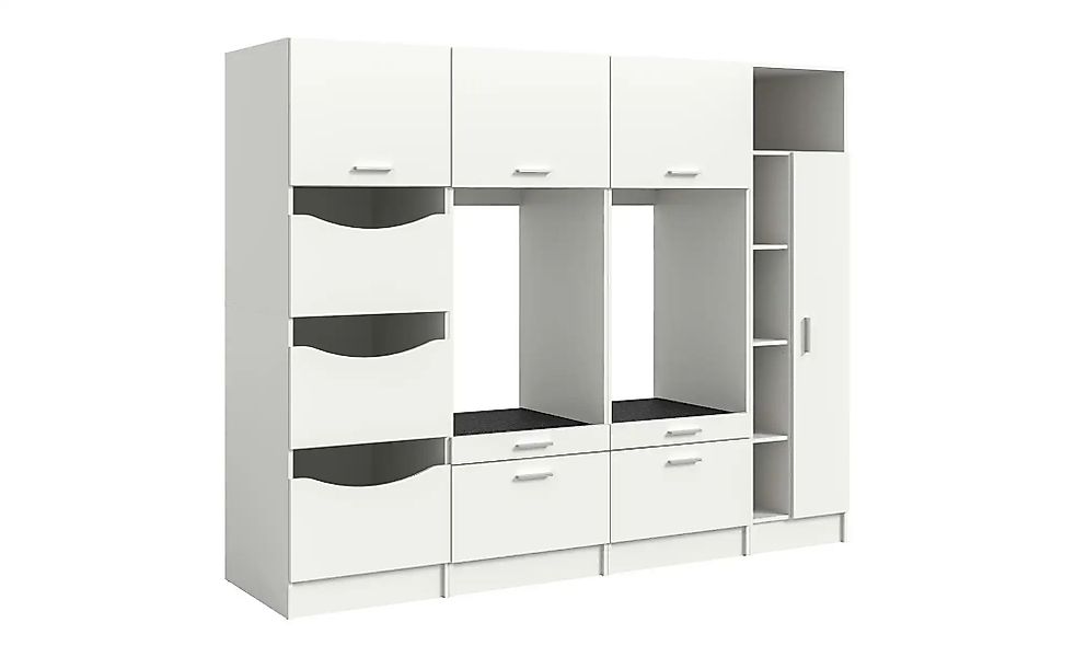 Waschmaschinenumbau Set  Frillensee ¦ weiß ¦ Maße (cm): B: 242 H: 195 Schrä günstig online kaufen