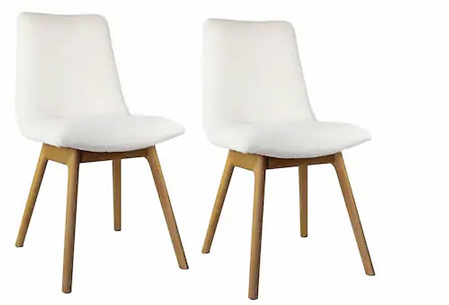 andas Esszimmerstuhl »Ramon«, (Set), 2 St., Struktur grob, mit Massivholzbe günstig online kaufen