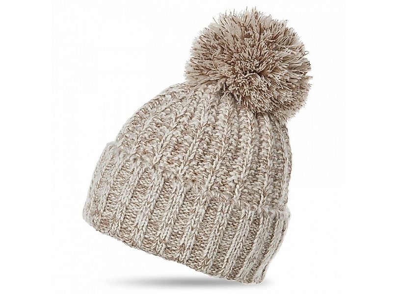 Caspar Bommelmütze MU087 klassische Damen Winter Bommelmütze günstig online kaufen
