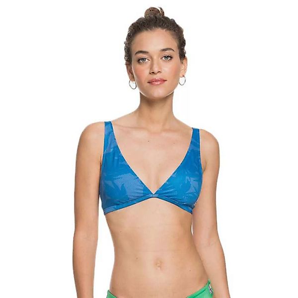 Roxy Pop Surf Elongated Triangel-bikinioberteil L Princess Blue Texture Flo günstig online kaufen
