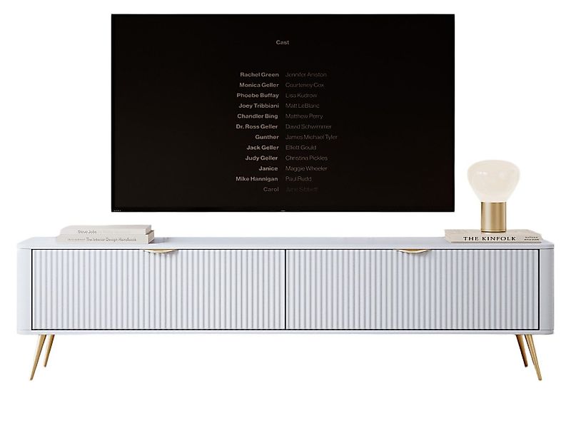 Compleo TV-Schrank BELLO zweitürig, Modern Wohnzimmer, günstig online kaufen
