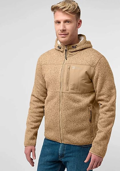 Jack Wolfskin Fleecejacke "KAMINFEUER HOODED JKT M", mit Kapuze günstig online kaufen