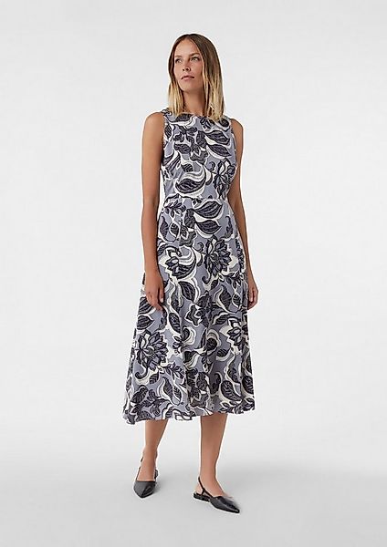 comma Midikleid Kleid Midikleid mit All-over-Print günstig online kaufen