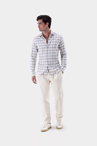 Flanellhemd kariert Slim Fit günstig online kaufen