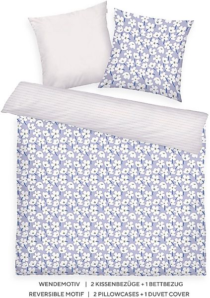 TOM TAILOR HOME Bettwäsche "FRESH FLOWERS 135x200cm, 155x220cm oder 200x220 günstig online kaufen