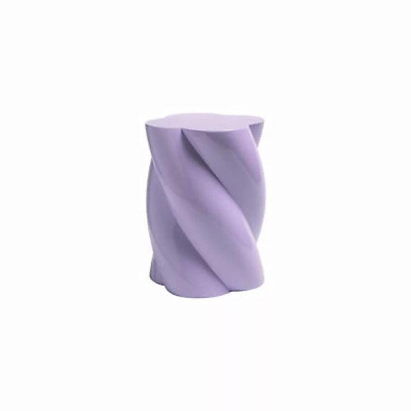 Beistelltisch Marshmallow plastikmaterial violett / Ø 30 x H 40 cm - & klev günstig online kaufen