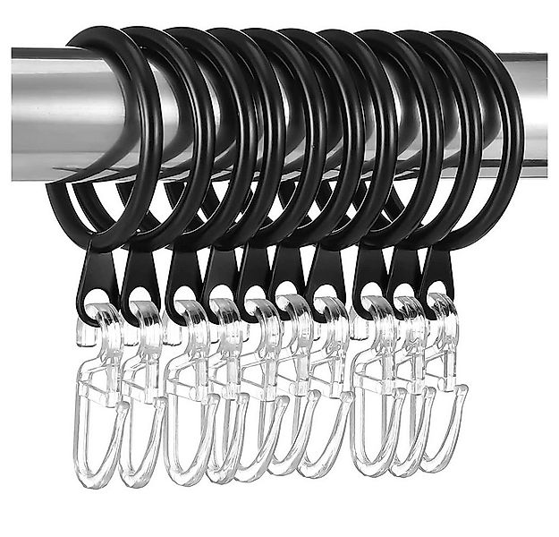 zggzerg Gardinenring 50 Stück Metall Vorhangringe und 60 Kunststoff Gardine günstig online kaufen