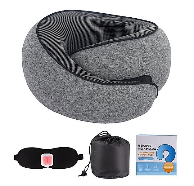 Heyork Nackenkissen Nackenkissen Flugzeug Reisekissen mit Augenmaske Ohrstö günstig online kaufen