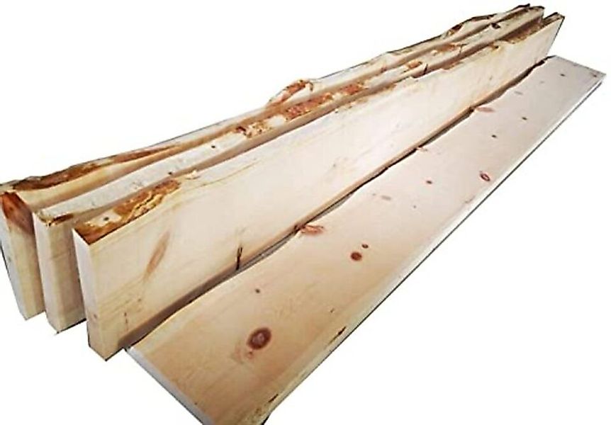 zirbenkissen24 Ablageregal 60 cm Zirbenholz Brett – einseitig mit Naturkant günstig online kaufen