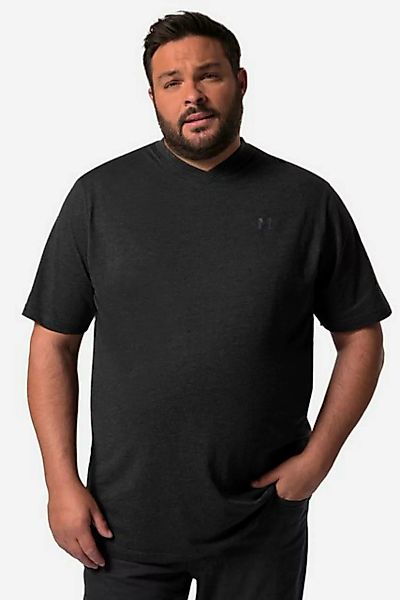 Men Plus T-Shirt Men+ T-Shirt Basic Halbarm V-Ausschnitt bis 8 XL günstig online kaufen