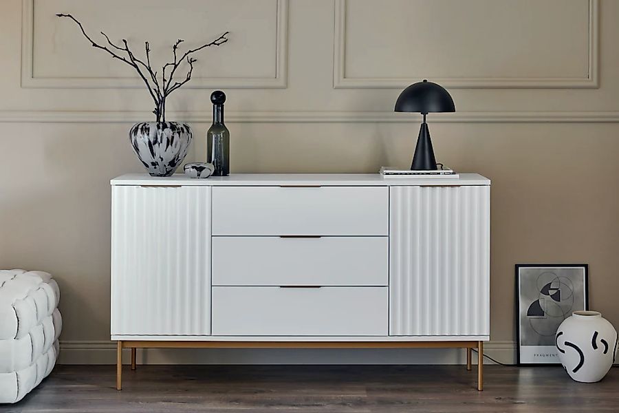 Jahnke Sideboard "CARVE SB 150" 1 Stk. tlg. Sideboard, raffiniertes Design, günstig online kaufen