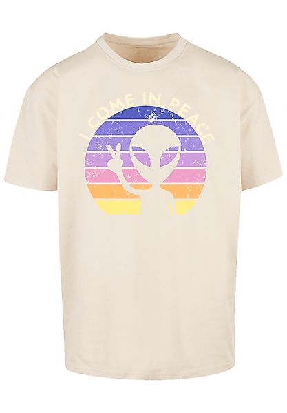 F4NT4STIC T-Shirt Alien Peace Sunset Premium günstig online kaufen