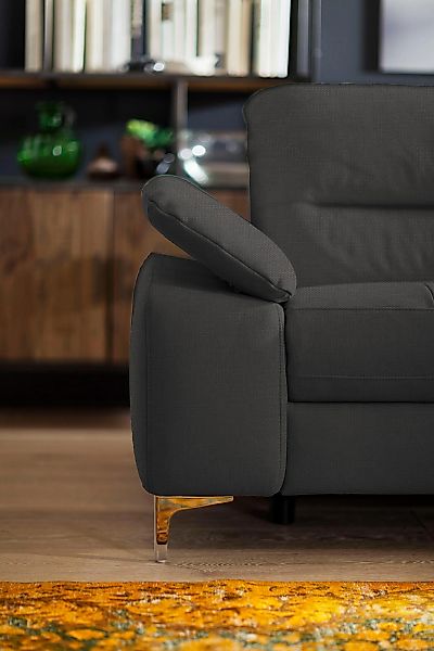 Home affaire Ecksofa "Basel L-Form" mit vollmotorischer Relaxfunktion und m günstig online kaufen