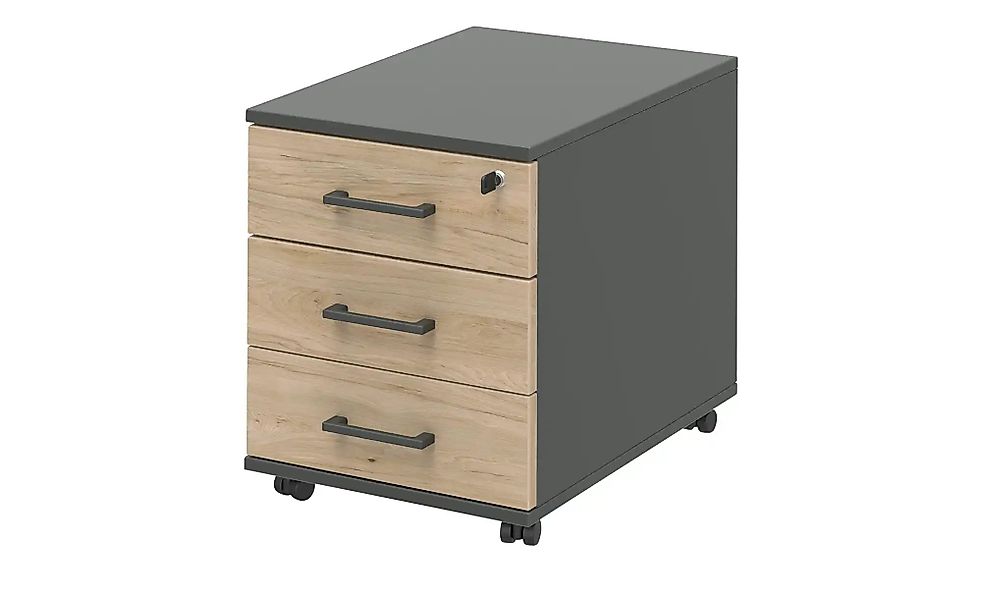 Rollcontainer  home.office ¦ holzfarben ¦ Maße (cm): B: 42,5 H: 55 T: 50.0 günstig online kaufen
