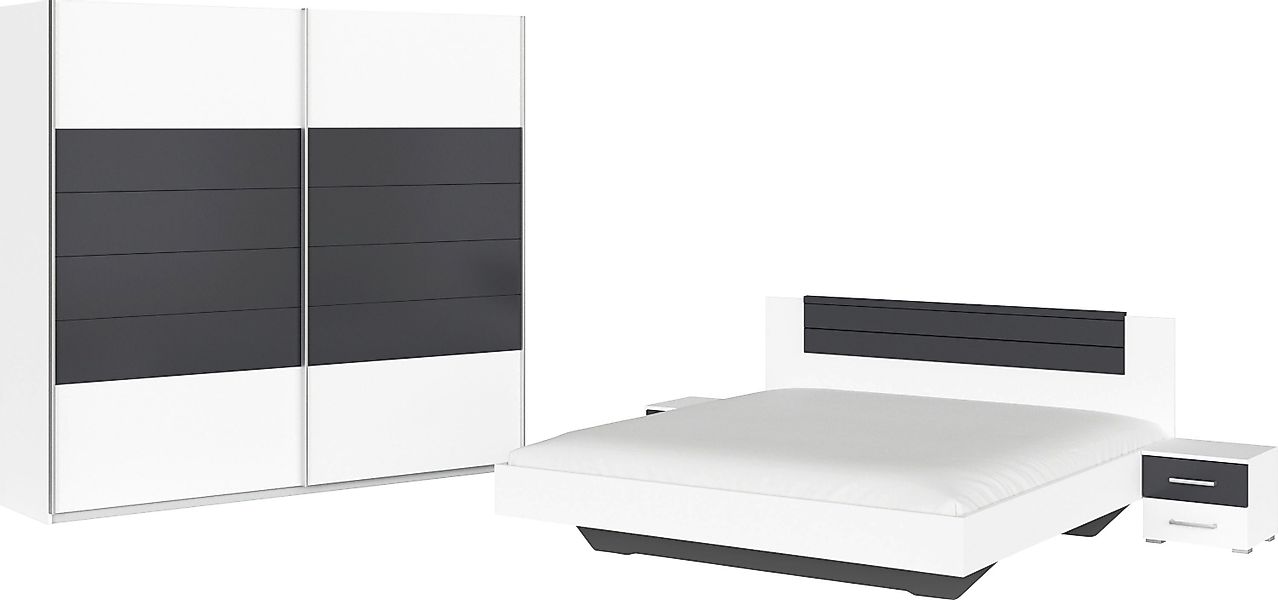 rauch Schlafzimmer-Set Komplettschlafzimmer Schlafzimmer BARCELONA mit günstig online kaufen