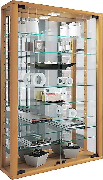 VCM Wandregal "VCM Glasvitrine hängend  Vitrine Glas mit ESG-Sicherheitsgla günstig online kaufen
