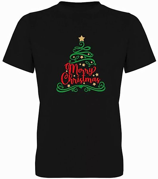 G-graphics T-Shirt Merry Christmas – Baum Herren T-Shirt mit trendigem Fron günstig online kaufen