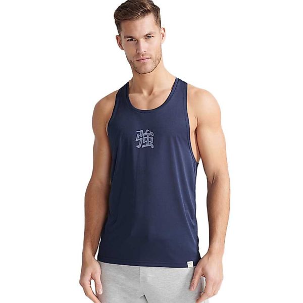 Superdry Boxing Yard Tech Ärmelloses T-shirt L Richest Navy günstig online kaufen