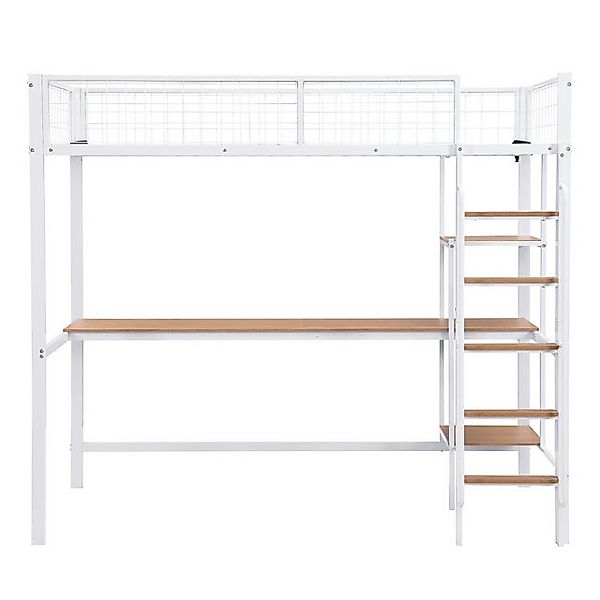Thanaddo Hochbett Eisenrahmenbett, Etagenbett Geeignet für Kinder und Jugen günstig online kaufen