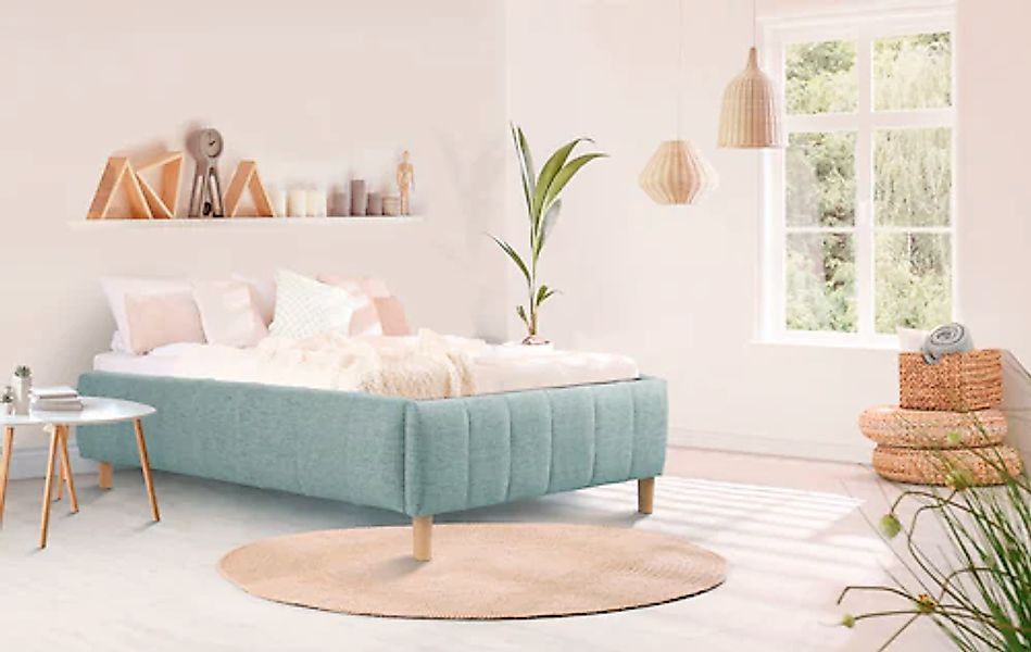 andas Polsterbett »Tarje« in 5 Breiten, auch in Überlänge 220 cm, incl. Rol günstig online kaufen