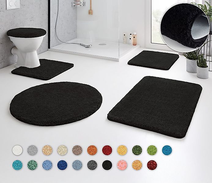 Kleine Wolke Badematte RELAX, Höhe 30 mm, rutschhemmend beschichtet, fußbod günstig online kaufen